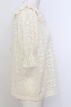 画像2: m petit by misako / AOKレースブラウス L キナリ O-25-07-11-018-LO-BL-OW-OS