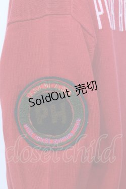 画像4: PINK HOUSE / ワッペン使いカーディガン  アカ O-25-07-11-020-LO-TO-OW-OS