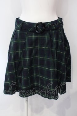 画像1: metamorphose / スクールスカート（ミニ）  グリーン O-25-07-12-029-ME-SK-IG-OS