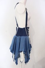 画像3: Ozz oneste / Fairy Tale Rose ショートパンツ  ブルー×ホワイト O-25-07-12-033-OO-PA-OW-ZI (3)