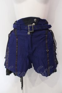 Ozz oneste / Rosy clown ショートパンツ  ネイビー O-25-07-12-034-OO-PA-OW-OS