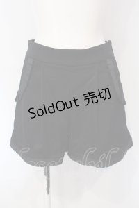 abilletage / フリルショートパンツ  ブラック O-25-07-12-035-GO-PA-OW-OS