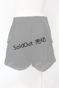画像3: abilletage / フリルショートパンツ  ブラック O-25-07-12-035-GO-PA-OW-OS
