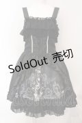 ATELIER PIERROT / Secret Chamber Corset 　ジャンパースカート 2 ブラック×ホワイト O-25-07-12-037-EL-OP-OW-OS