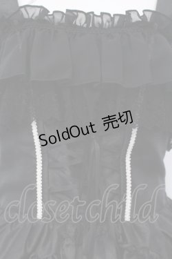 画像2: ATELIER PIERROT / Secret Chamber Corset 　ジャンパースカート 2 ブラック×ホワイト O-25-07-12-037-EL-OP-OW-OS