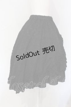 画像2: ATELIER PIERROT / Victorian Ruffle Lace Skirt スカート  ブラック O-25-07-12-038-EL-SK-OW-OS