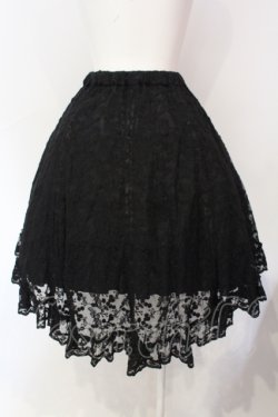画像3: ATELIER PIERROT / Victorian Ruffle Lace Skirt スカート  ブラック O-25-07-12-038-EL-SK-OW-OS