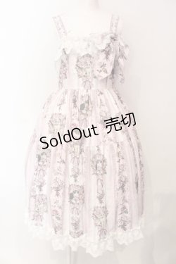 画像1: Royal Princess Alice / Rococo Rose Catジャンパースカート  ピンク O-25-07-12-040-LO-OP-OW-OS