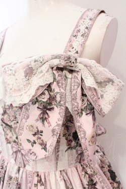画像2: Royal Princess Alice / Rococo Rose Catジャンパースカート  ピンク O-25-07-12-040-LO-OP-OW-OS