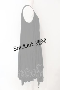 画像2: Sheglit / イレギュラーフリルワンピース M クロ O-25-07-12-051-EL-OP-OW-OS