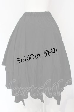 画像3: Sheglit / イレギュラーフリルスカート M ブラック O-25-07-12-053-EL-SK-OW-OS