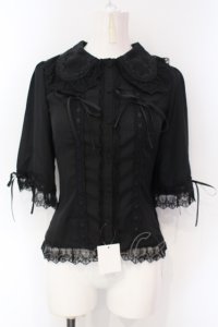Vallee lys / Dreams Ladder Lace Blouse　ブラウス  ブラック O-25-07-12-059-GO-BL-OW-OS