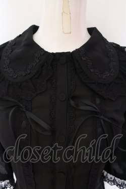 画像2: Vallee lys / Dreams Ladder Lace Blouse　ブラウス  ブラック O-25-07-12-059-GO-BL-OW-OS