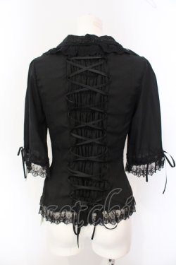 画像4: Vallee lys / Dreams Ladder Lace Blouse　ブラウス  ブラック O-25-07-12-059-GO-BL-OW-OS