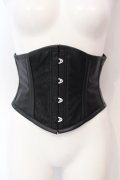 abilletage / Noir フェイクレザーミニコルセット 4（フルクローズ　56〜58cm） ブラック O-25-07-12-062-GO-TO-OW-OS