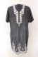 画像3: abilletage / トロンプルイユTシャツワンピース(アンティークストライプ)  ブラック O-25-07-12-064-GO-OP-OW-OS (3)