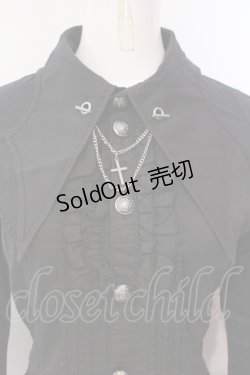画像2: ALGONQUINS / コウモリ襟ブラウス F ブラック O-25-07-12-072-AL-BL-OW-OS