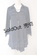 Ozz oneste / ジャガード配色トップス  ネイビー O-25-07-12-074-OO-TO-OW-OS