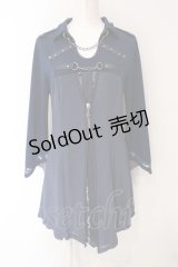 Ozz oneste / ジャガード配色トップス  ネイビー O-25-07-12-074-OO-TO-OW-OS