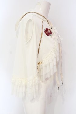 画像3: Ozz oneste / 椿刺繍涼風ケープ  アイボリー O-25-07-12-076-OO-TO-OW-OS