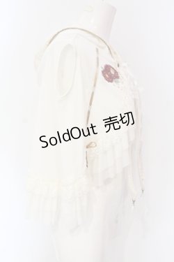 画像3: Ozz oneste / 椿刺繍涼風ケープ  アイボリー O-25-07-12-076-OO-TO-OW-OS