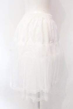 画像2: Dangerous nude / ハードチュールパニエ  ホワイト O-25-07-12-087-PU-SK-OW-OS