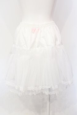 画像3: Dangerous nude / ハードチュールパニエ  ホワイト O-25-07-12-087-PU-SK-OW-OS