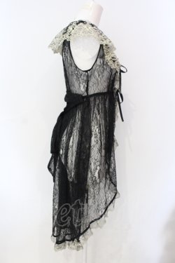 画像3: Vallee lys / Fishtail Lace Gilet  ブラック O-25-07-12-092-GO-TO-OW-OS