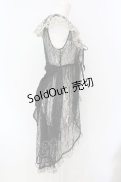 画像3: Vallee lys / Fishtail Lace Gilet  ブラック O-25-07-12-092-GO-TO-OW-OS