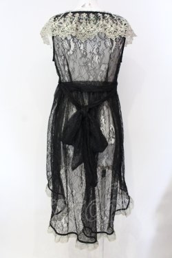 画像4: Vallee lys / Fishtail Lace Gilet  ブラック O-25-07-12-092-GO-TO-OW-OS