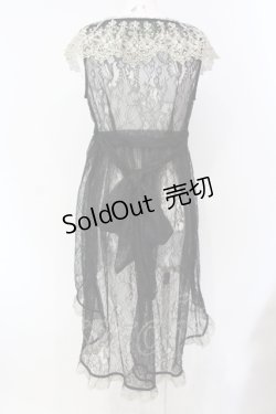 画像4: Vallee lys / Fishtail Lace Gilet  ブラック O-25-07-12-092-GO-TO-OW-OS