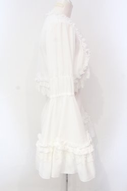 画像2: ATELIER PIERROT / Princess Sleeve Bolero　ボレロ  ホワイト O-25-07-12-093-EL-TO-OW-OS