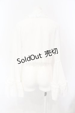 画像4: ATELIER PIERROT / Princess Sleeve Bolero　ボレロ  ホワイト O-25-07-12-093-EL-TO-OW-OS