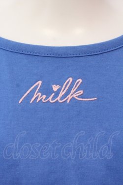 画像2: MILK / Back Ribbon パフ Ｔｅｅ  ブルー O-25-07-12-094-ML-TS-IG-OS