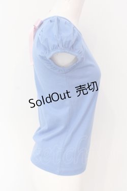 画像3: MILK / Back Ribbon パフ Ｔｅｅ  ブルー O-25-07-12-094-ML-TS-IG-OS