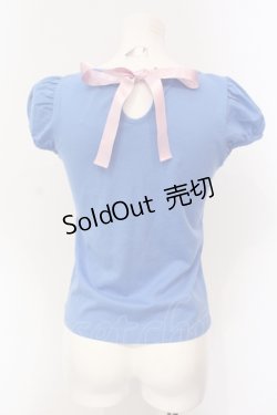 画像4: MILK / Back Ribbon パフ Ｔｅｅ  ブルー O-25-07-12-094-ML-TS-IG-OS