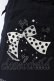 画像2: metamorphose / 水玉リボン刺繍スカート  クロ O-25-07-12-010-ME-SK-IG-OS (2)