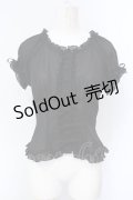 metamorphose / シフォンブラウス  クロ O-25-07-12-013-ME-BL-IG-OS