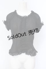 metamorphose / シフォンブラウス  クロ O-25-07-12-013-ME-BL-IG-OS