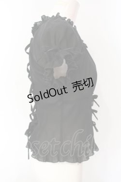 画像2: metamorphose / シフォンブラウス  クロ O-25-07-12-013-ME-BL-IG-OS