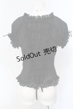 画像3: metamorphose / シフォンブラウス  クロ O-25-07-12-013-ME-BL-IG-OS