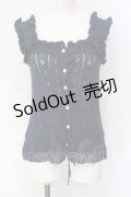metamorphose / すかし編みラメニットキャミ（2007年）  ネイビー O-25-07-12-014-ME-TO-IG-OS