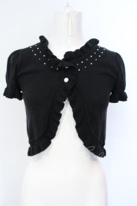 metamorphose / CL バックリボンボレロ  クロ O-25-07-12-019-ME-TO-IG-OS