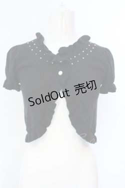 画像1: metamorphose / CL バックリボンボレロ  クロ O-25-07-12-019-ME-TO-IG-OS