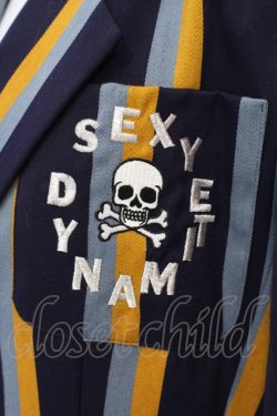 画像2: SEXY DYNAMITE LONDON / ストライプジャケット  ネイビー O-25-07-12-022-PU-JA-IG-OS