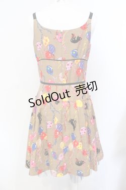 画像3: MILK / バルーンCATワンピース  ブラウン O-25-07-12-023-ML-OP-IG-OS
