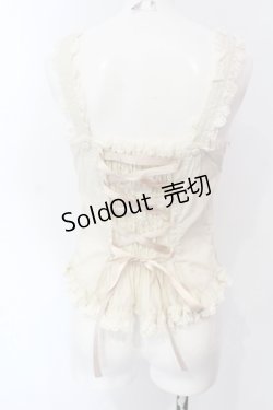 画像5: metamorphose / ブロードビスチェ  アイボリー O-25-07-12-024-ME-TO-IG-OS