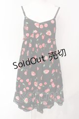 MILK / チェリーベリードレス  ブラック×レッド O-25-07-12-027-ML-OP-IG-OS