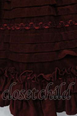 画像2: Victorian maiden / コール天ワンピース  ボルドー O-25-07-14-024-CL-OP-IG-OS