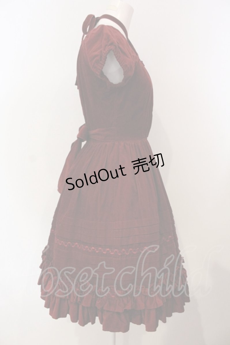 画像3: Victorian maiden / コール天ワンピース  ボルドー O-25-07-14-024-CL-OP-IG-OS (3)